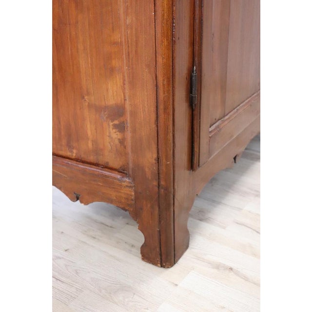 Antique Poplar Wardrobe, Early 18th Century For Sale - Image 10 of 17