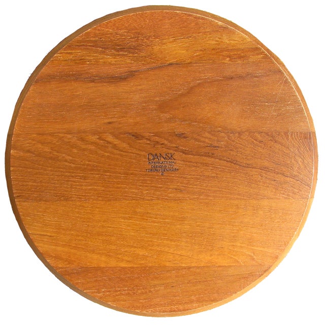 Midcentury Dansk staved teak cheese / charcuterie board. At the forefront of Danish Modernism sweeping mid-century...
