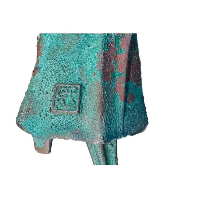 1960s 1960s Bronze Wind Bell Chime by Paolo Soleri for Arcosanti For Sale - Image 5 of 9