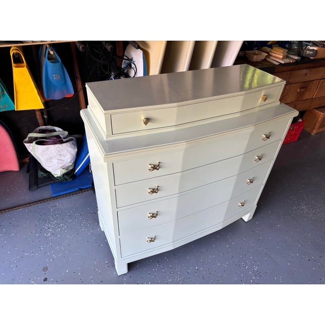 2010s Oomph Manhattan Chest With Dividend - Oceanfront & Brass For Sale - Image 5 of 12