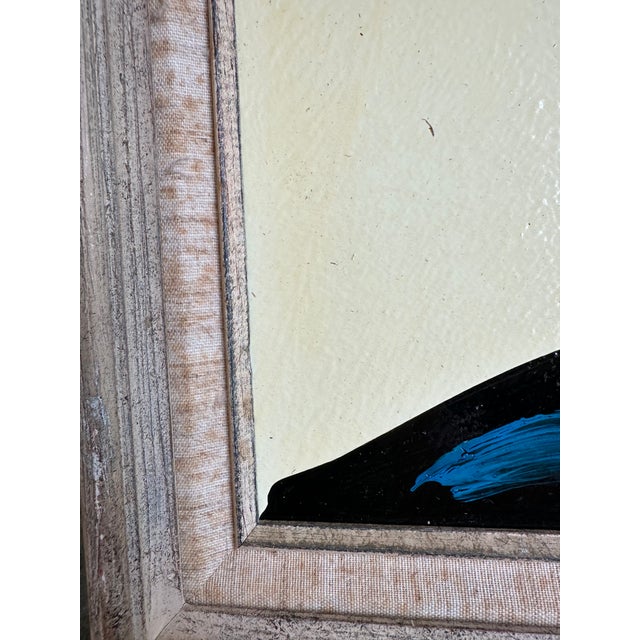 1970s 1972 Original Peter Keil Painting Framed For Sale - Image 5 of 7