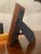 Traditional Oval Walnut Wood & Gold Finish Table Top Mirror For Sale In Houston - Image 6 of 12
