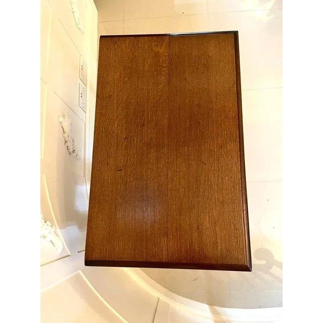 Antique George III Oak Lowboy For Sale - Image 6 of 13