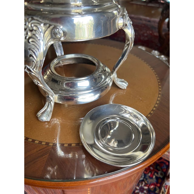 Early 20th Century Early 20th Century Silverplate Samovar, Coffee Urn For Sale - Image 5 of 9