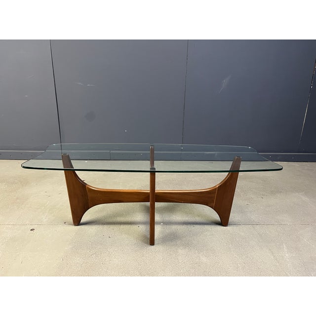 Mid-Century Scandinavian Teak and Glass Coffee Table, 1960s For Sale - Image 6 of 12