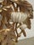 Large 49" Tall Vintage French Country Syroco Gold Flower Wall Plaque Picture For Sale - Image 16 of 18