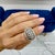 Silver Vintage John Hardy 925 Sterling Silver Basket Wide Weave Dome Band Ring, Size 5 For Sale - Image 8 of 8