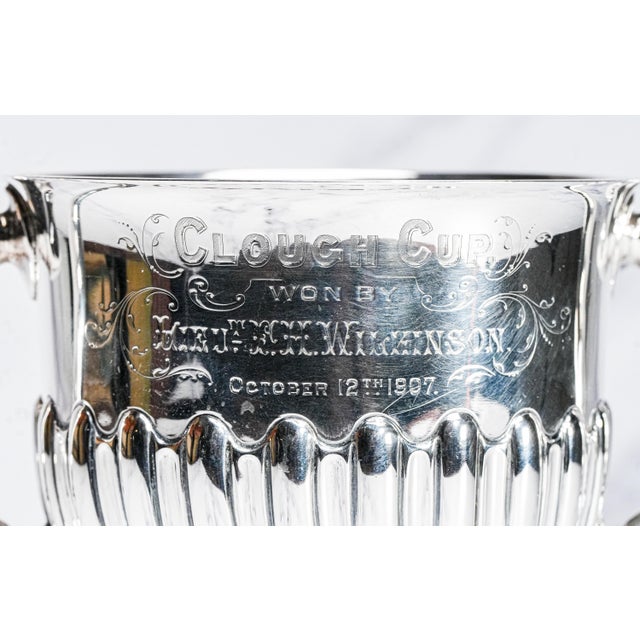 Victorian Fascinating Ornate Antique Sterling Silver English Shooting Trophy Cup Home Decor Militaria For Sale - Image 3 of 13