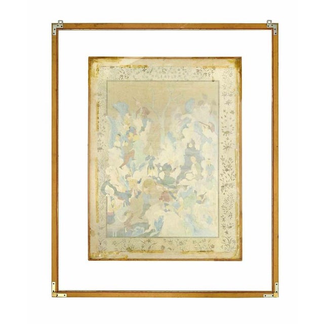 Unknown, Miniature, Paper, Framed For Sale - Image 3 of 5