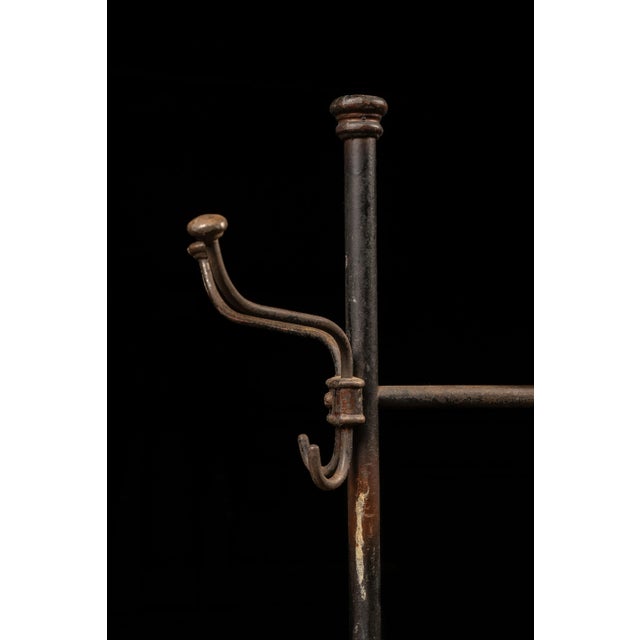 1920s Antique Japanned Copper Coat Rack | Chairish