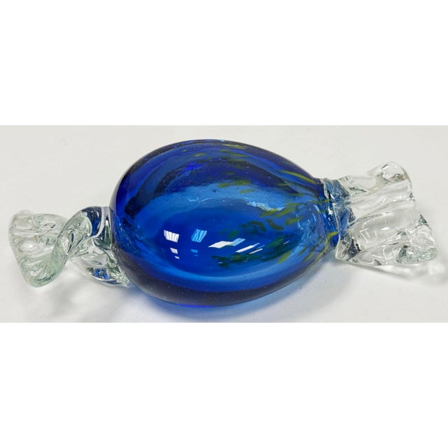 Murano Vintage Oversized Murano Style Wrap Candy For Sale - Image 4 of 5