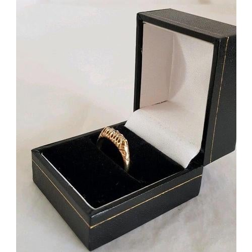 19th Century Antique Victorian 18ct Gold Cut Diamond Ring, Birmingham, 1894 For Sale - Image 5 of 14