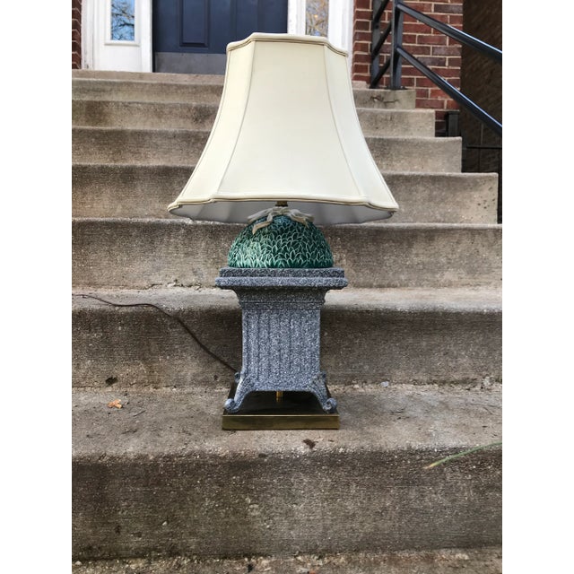 Metal 1980s Vintage Chapman Topiary Planter Lamp For Sale - Image 7 of 13