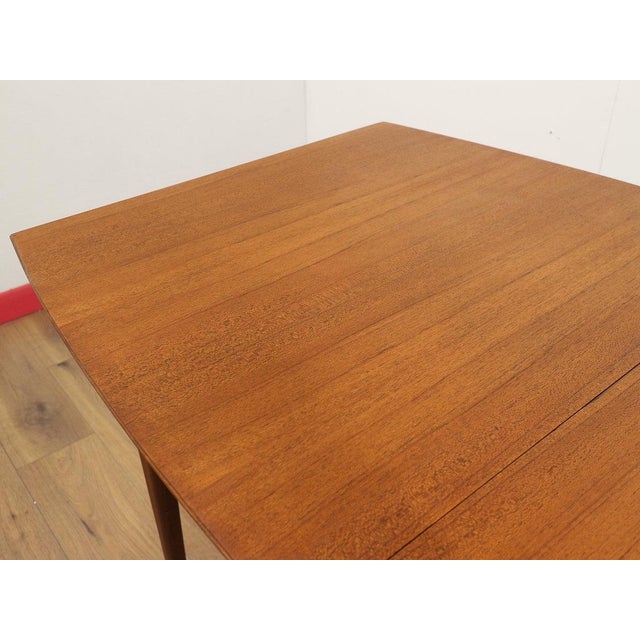 Brown Mid Century Modern Vintage Teak British Extending Dining Table by McIntosh For Sale - Image 8 of 15