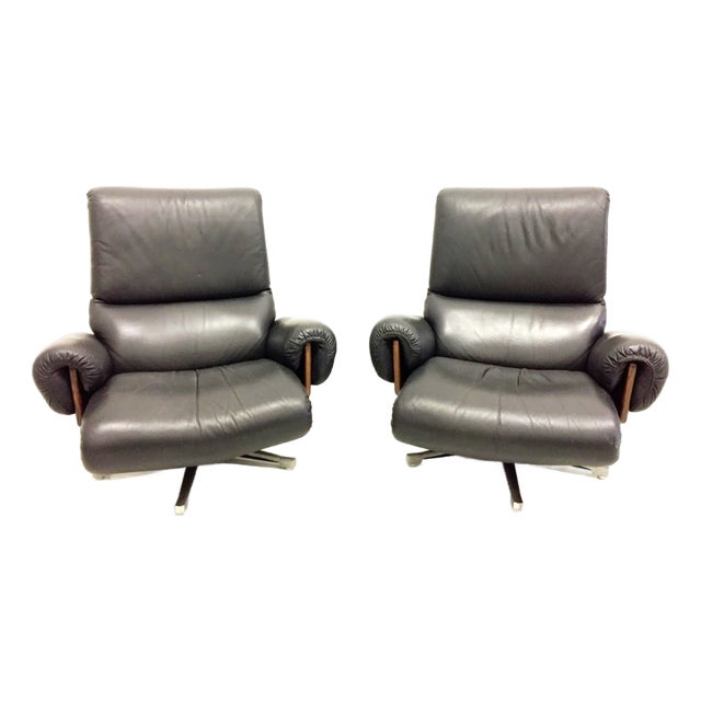 Vintage Strassle Armchairs by André Vandenbeuck for Strässle, 1960s, Set of 2 For Sale
