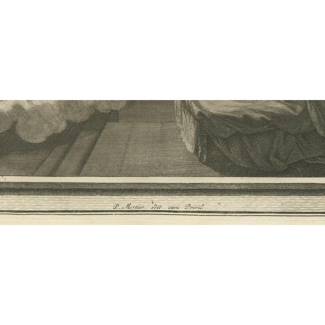 18th Century Pieter Mortier, Daniel in the Lions' Den and the Vision of the Four Beasts, 1700, Engraving For Sale - Image 5 of 12