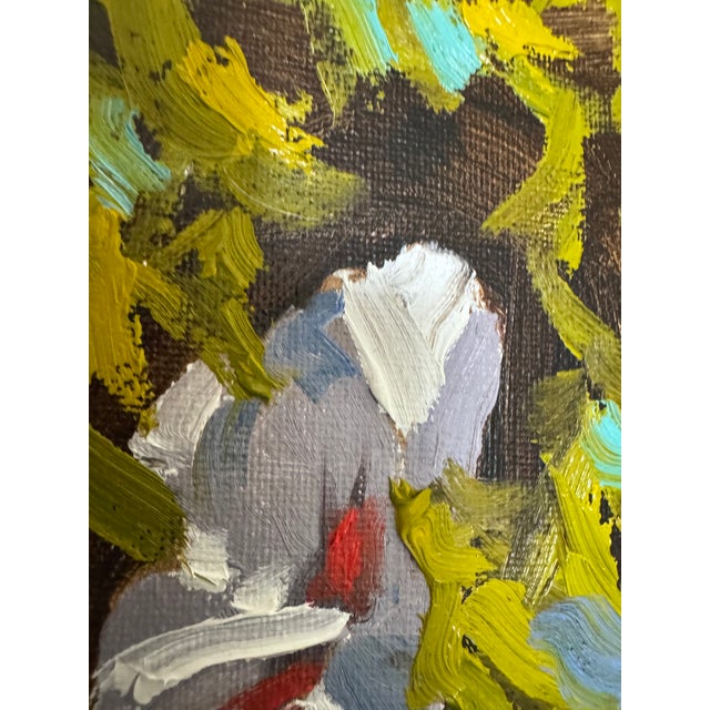 George T. Chakos Fine Art: "The White Hibiscus of Late Summer" For Sale In Chicago - Image 6 of 7