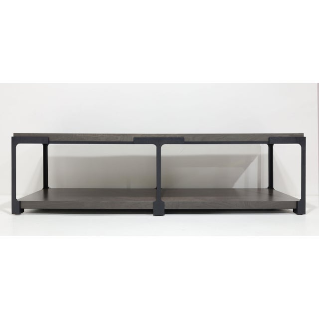 Chocolate Holly Hunt Tudor Console, Custom Size 104" Wide For Sale - Image 8 of 9