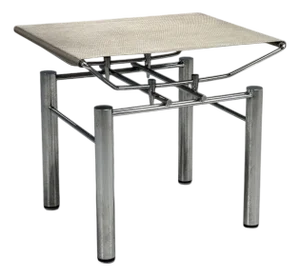 Hans Ullrich Bitsch, Chrome Plated Steel, Aluminum, Stool, Germany, 1980s