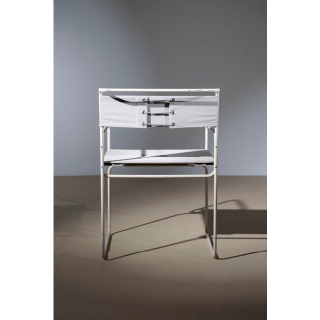 Ivory Libellula Chairs by Giovanni Carini for Planula, 1970, Set of 6 For Sale - Image 8 of 10