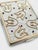 Exceptional piece - Antique silver powder compact, the lid adorned with stylized rose-vermeil tulips and filigree scrolls,...