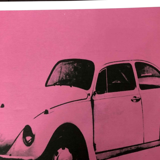Pink 1990s After Andy Warhol Pink Lithograph "Numbered and Signed on Plate" Lithograph For Sale - Image 8 of 11