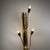 Mid-20 Century Single Large Twelve Light Brass Wall Sconce For Sale - Image 16 of 18