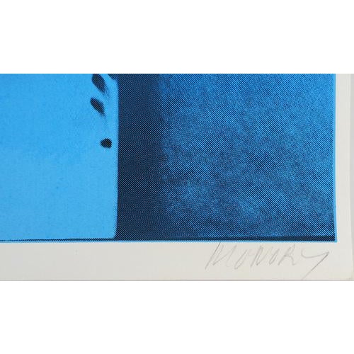 Jacques monory in honor of oklahoma's war heroes, 1976 original screenprint signed in pencil on bfk rives vellum 38 x 28...