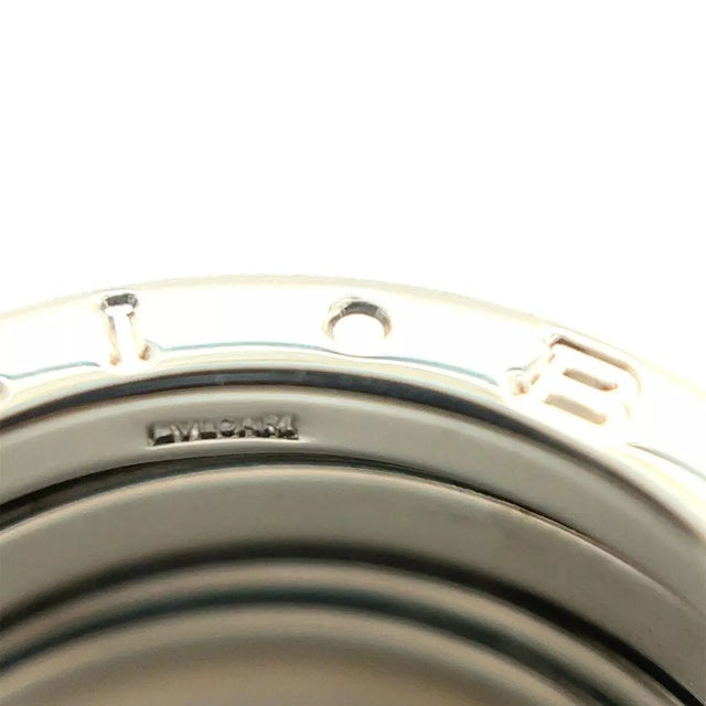 Late 20th Century 25175 - Bvlgari B.zero1 Three-Band Ring in 18k White Gold - Size 49 For Sale - Image 5 of 7