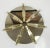 Modern Brass & Crystal Ceiling/Wall Light Made in Italy For Sale - Image 3 of 12