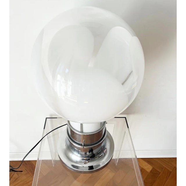 Space Age Murano Glass Table Lamp, 1970s For Sale - Image 3 of 6