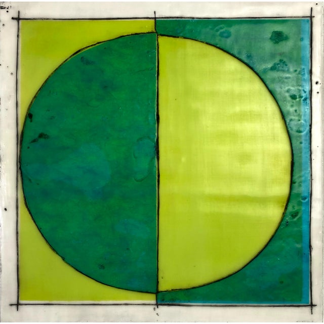 Encaustic Mixed Media Art Installation by Gina Cochran - "Until Sunday" - 16 Panels For Sale - Image 16 of 18