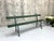 Forest Green Garden Bench, 1950s For Sale - Image 9 of 9