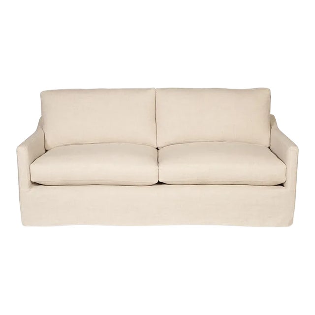 Moss Home Megan Sofa 84"W, Safari Oatmeal For Sale