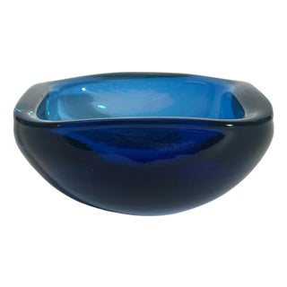 Murano Sommerso Glass Bowl by Flavio Poli for Seguso, Italy, 1960s For Sale