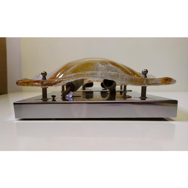 Murano Glass Wall Lights by Toni Zuccheri for Mazzega, 1970s, Set of 2 For Sale - Image 6 of 11