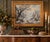 Vintage Winter scene in the woods, serene beauty of winter through the exquisite brushstrokes of Elmer Berge in this...