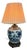 Chinoiserie Porcelain Ginger Jar Table Lamp Vintage For Sale