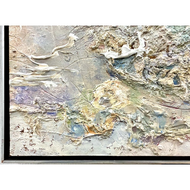 Mid 20th Century Mid-Century Modern “Tidepool-Esque” Abstract Painting For Sale - Image 5 of 9