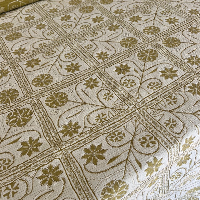 Parterre Jed Johnson Home Marigold Heavyweight Fabric- 2 1/2 Yards For Sale - Image 4 of 6