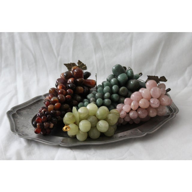 Stone Grape Cluster, 1970s, Set of 4 For Sale - Image 10 of 18