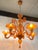 Contemporary Translucent Orange Murano Glass Chandelier For Sale - Image 6 of 6