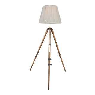Early 20th Century Antique French Surveyors Floor Lamp For Sale