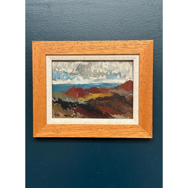 Göran Brunius, Landscape, 1960s, Oil on Panel, Framed For Sale - Image 7 of 18