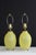 Yellow Mid 20th Century Laurel Style Citrus Lamps - a Pair For Sale - Image 8 of 13