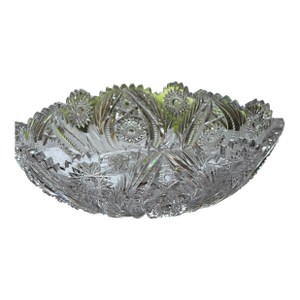 Antique American Brilliant Cut Crystal Bowl