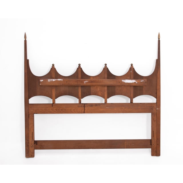 Thomasville Arched Queen Headboard Mid Century For Sale - Image 10 of 12