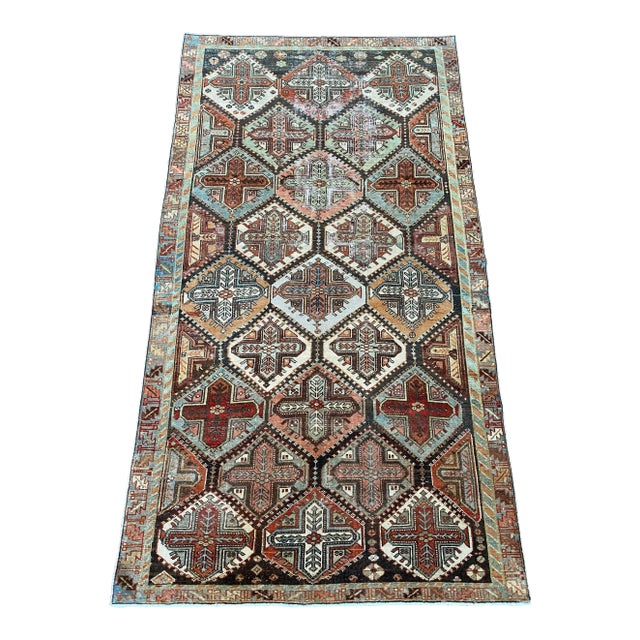 1920s Bellwether Rugs Bakhtiari - 4'1" X 7'7" For Sale