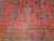Vintage Turkish Oushak Hand-Knotted Rug, Red Geometric Design, 1900s For Sale - Image 9 of 12