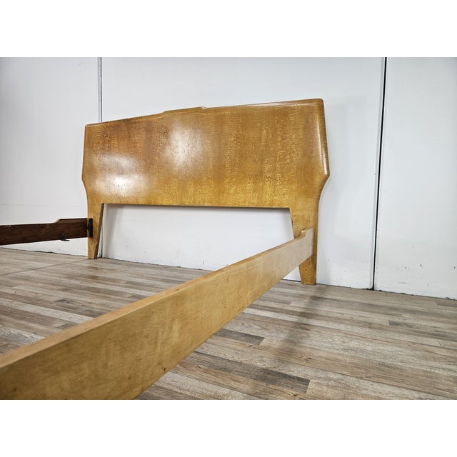 Vintage Maple Double Bed, 1950 For Sale - Image 6 of 11